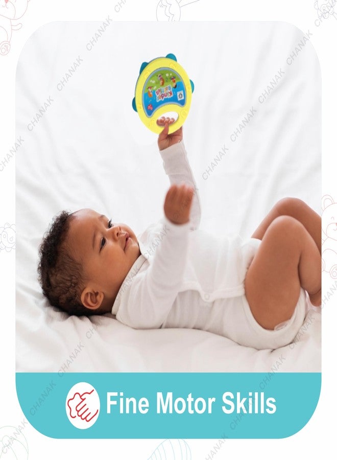 Chanak Baby Kinder Rattle Set for 0-6 Months Old Baby, Non-Toxic, 100% BPA Free, Infant Grab, Spin & Shake Rattles, Colorful Rattles with 2 Pcs, Early Educational Sensory Toy, BIS Approved - Image 5